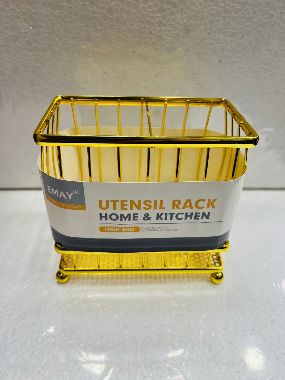 GOLDEN SPOON HOLDER (UTENSILS RACK)