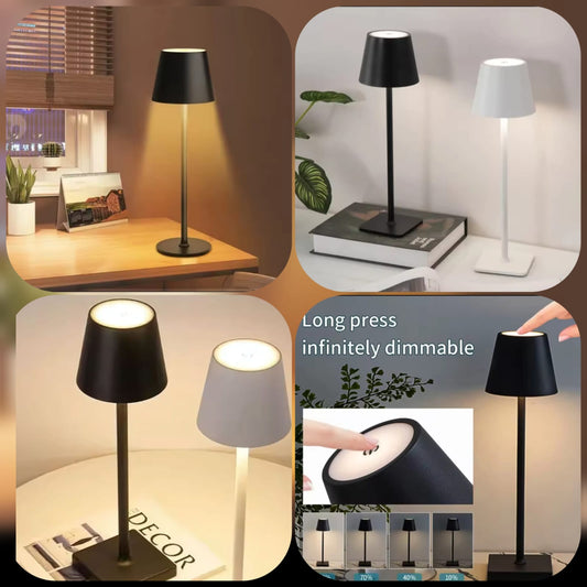 Luxury Metal Rechargeable Tap Lamp - Premium Quality 