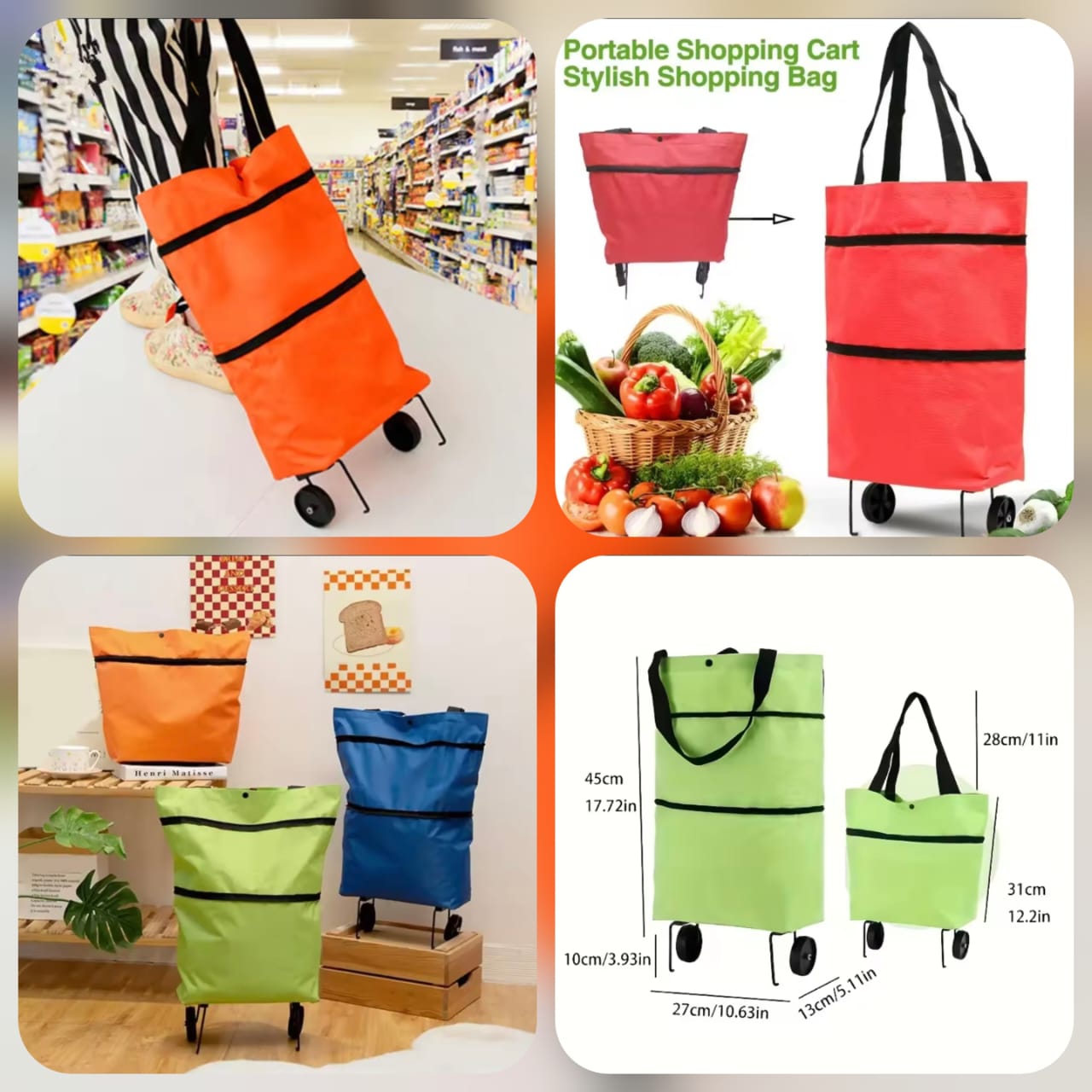 Expandable Travel Trolly Bag