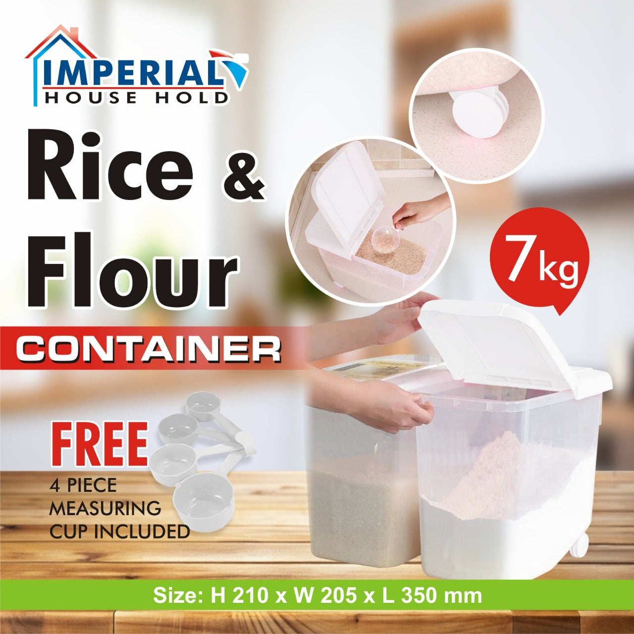 Rice & Flour Container