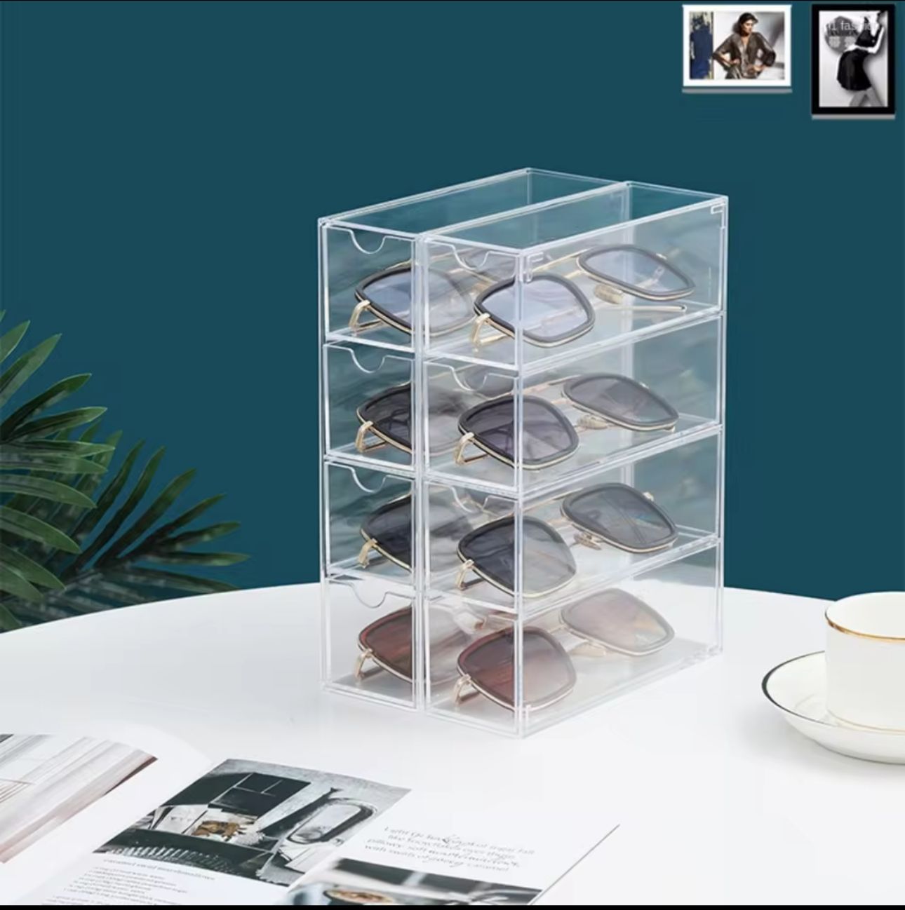 Four Layer Multipurpose Organiser  Acrylic  box - Premium Quality