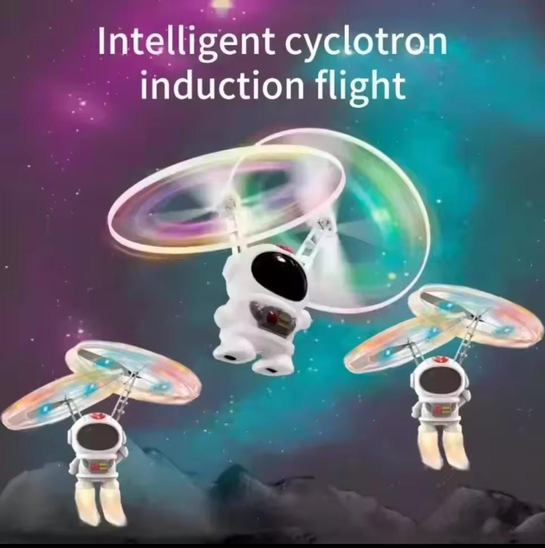 Flying Astronaut Induction Drone with LED Lights