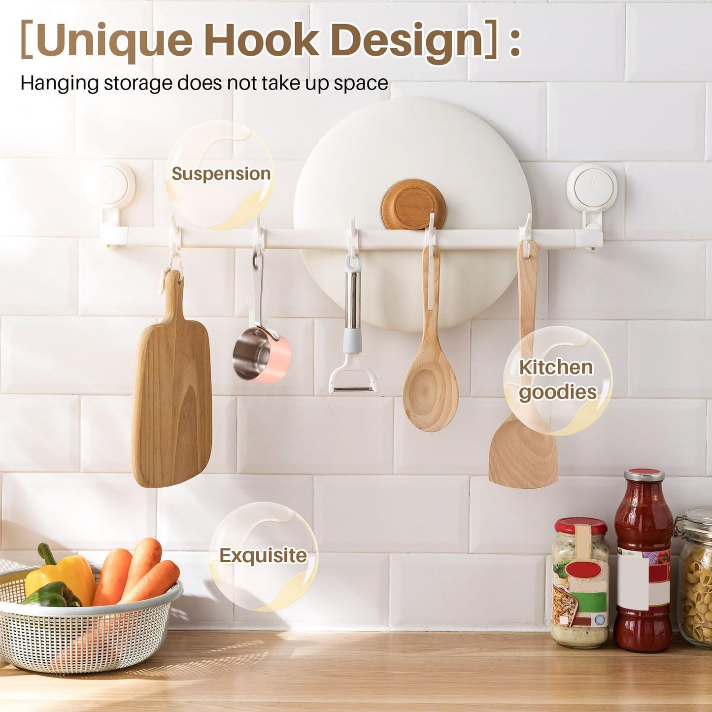 MULTI PURPOSE WASHROOM AND KITCHEN WALL HOOK HOLDER