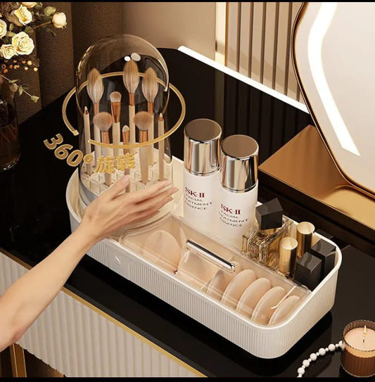 Large Capacity 360 Degree Rotating  Make-Up Organizer