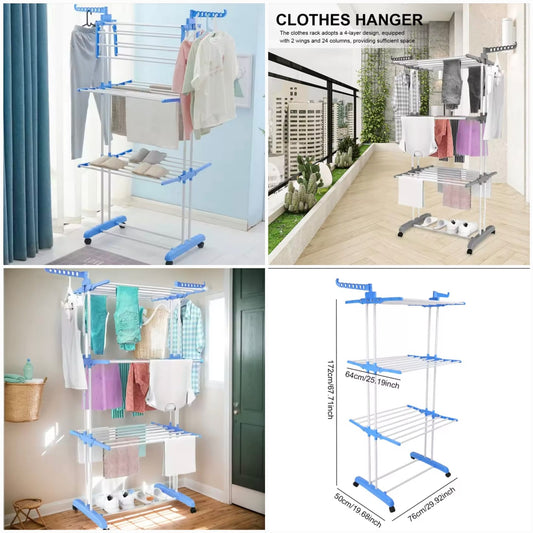 Attachable 3 Floor Towel Rack