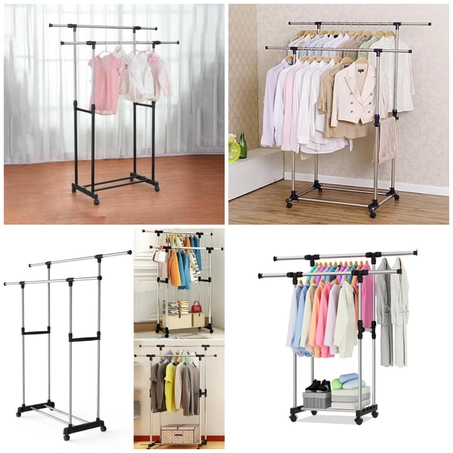 Adjustable Double Pole - Premium Quality 