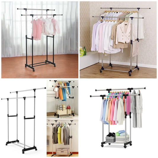 Adjustable Double Pole - Premium Quality 