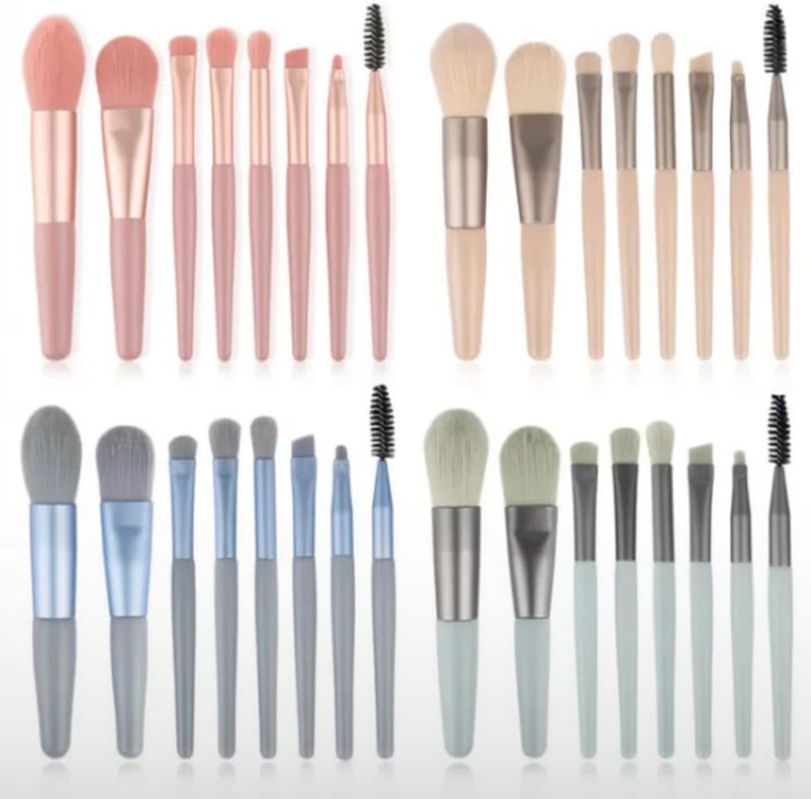 360° Rotating Brush Holder With 8-Piece Brush Set