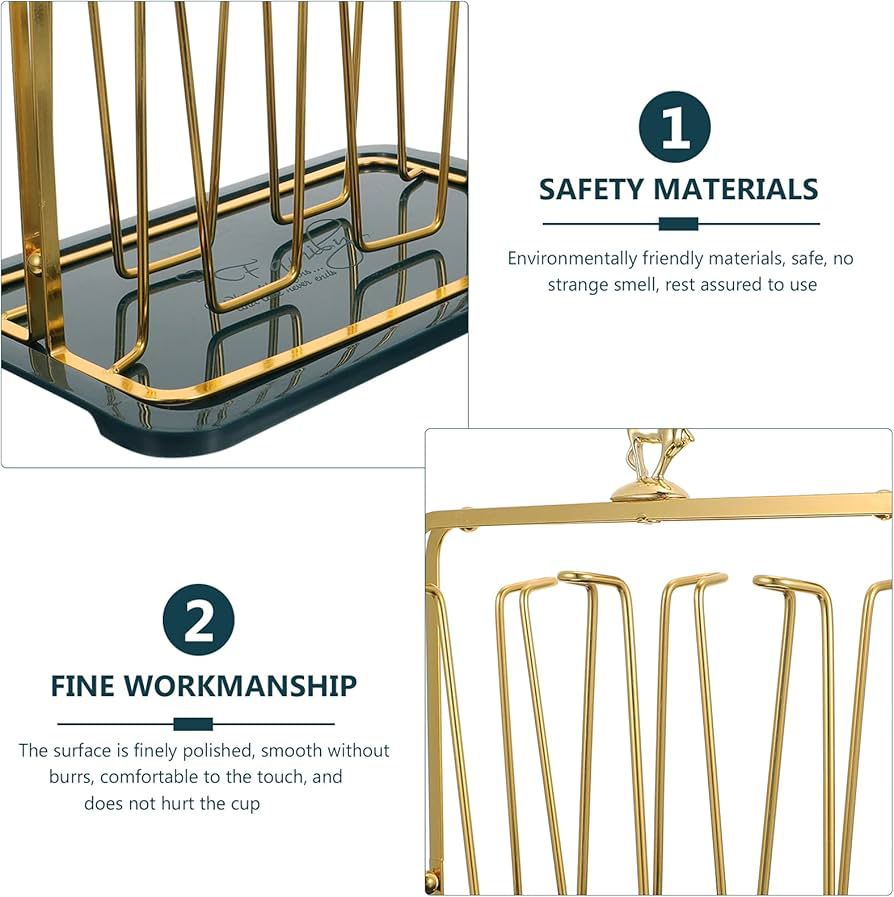 Deer Glass Storage Rack - Premium Quality