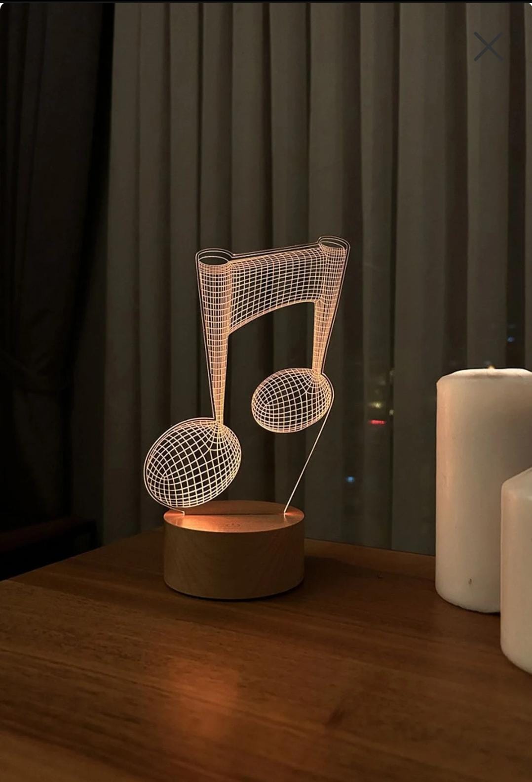 3D Acrylic Table Lamps - Horse Lamp - Hearts Lamp - Chair Lamp