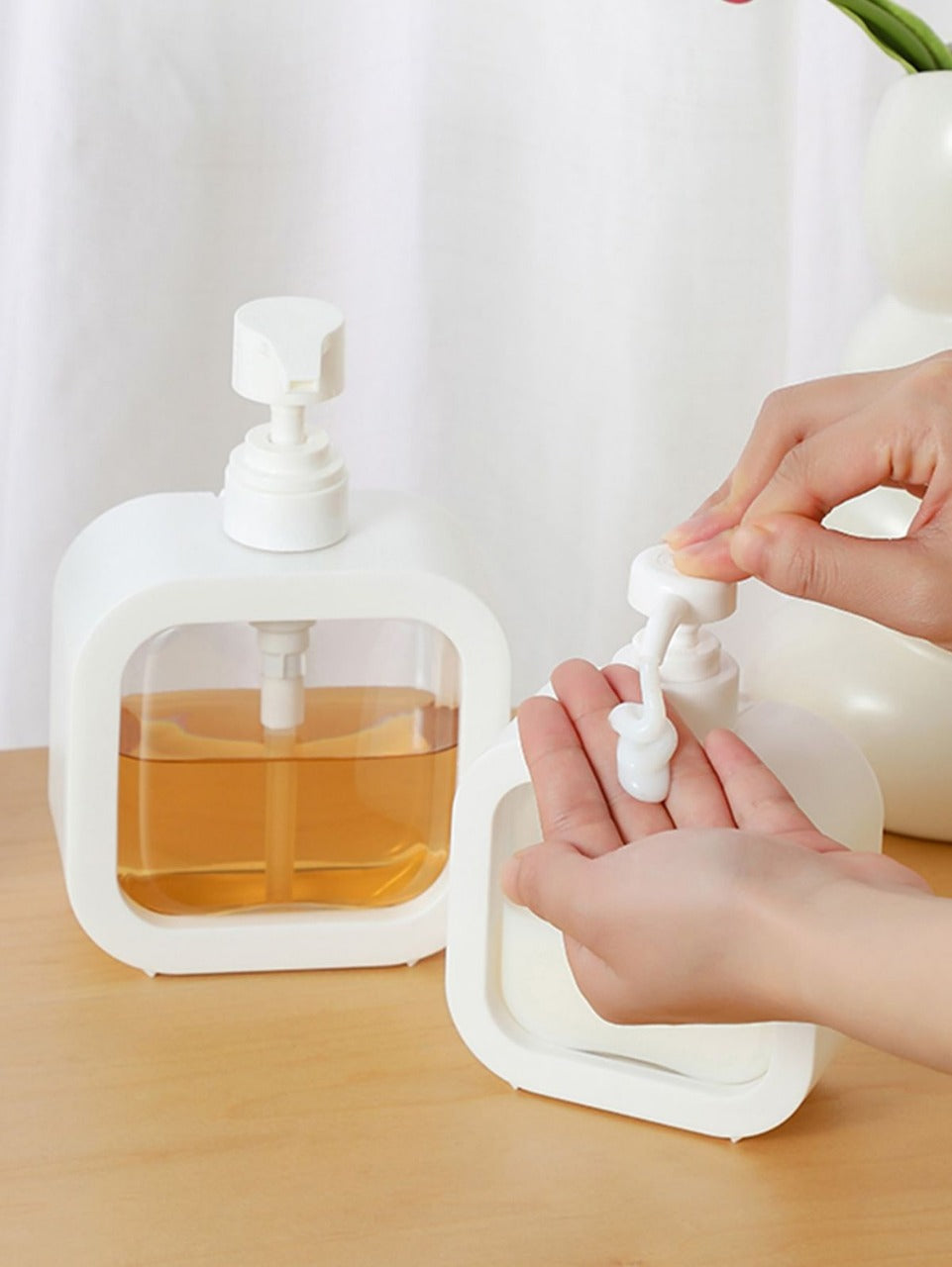 Square Soap Dispenser (Premium Quality) 500ML