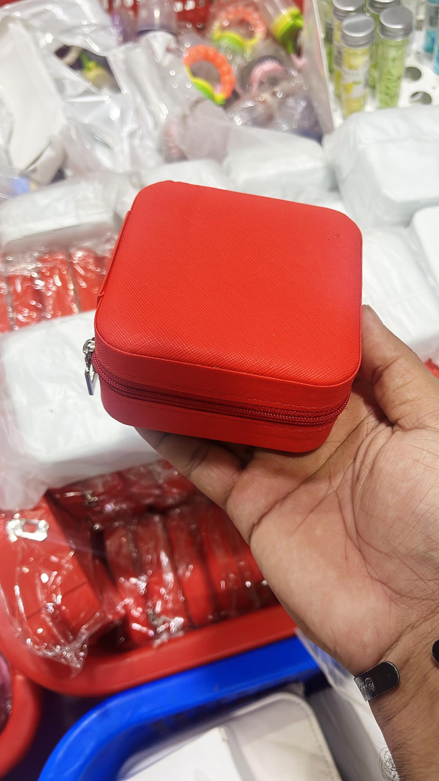 Mini Portable Jewelry Case