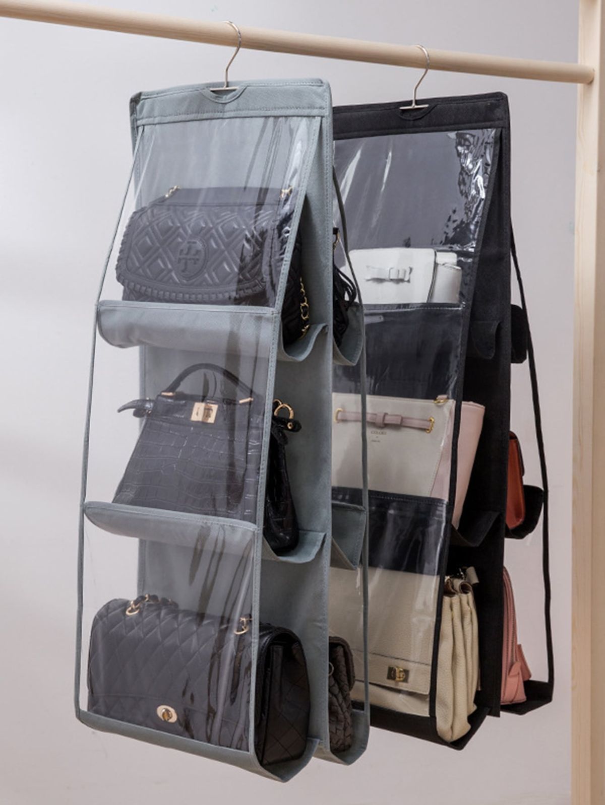 Hanging Handbag Organize - 6 Pocket