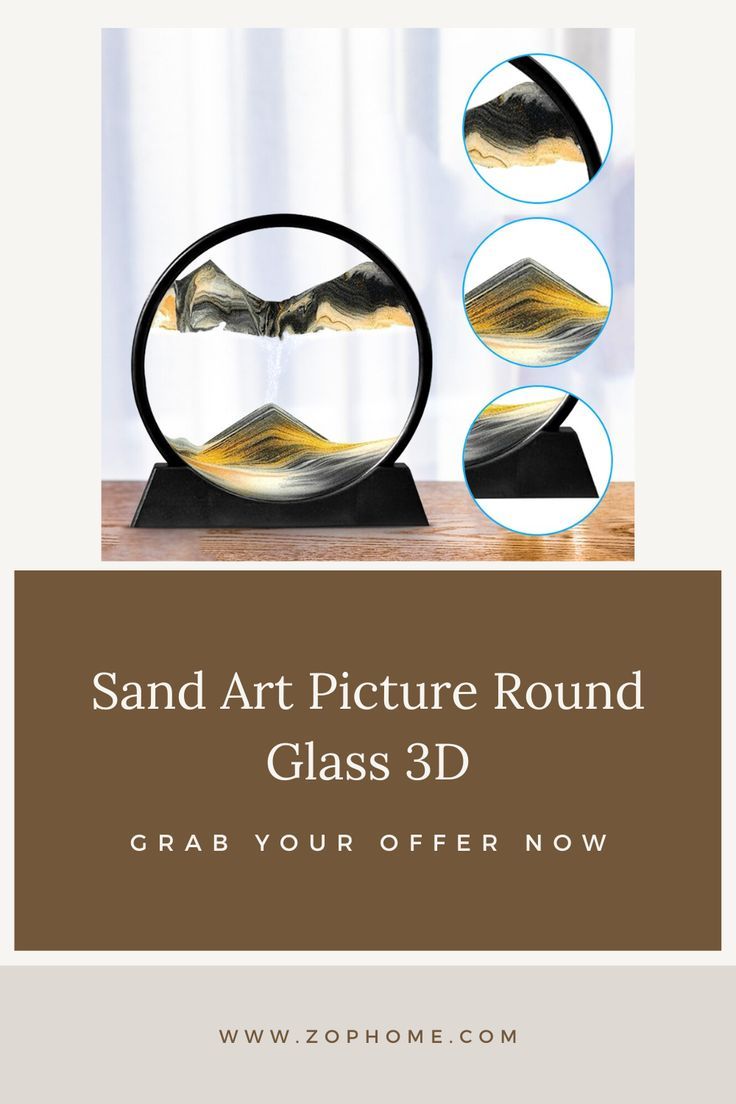 3D Moving Sand Art Lamp