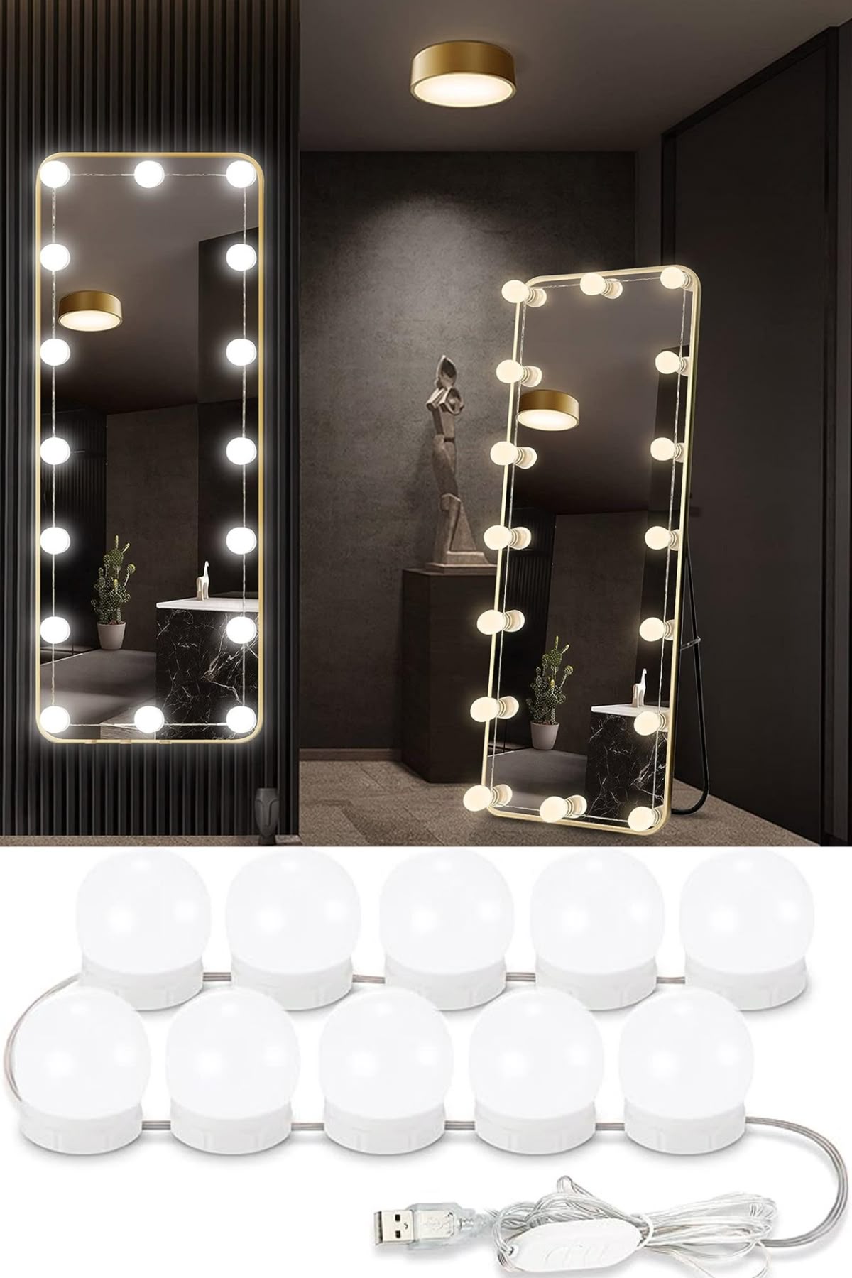 Vanity Mirror Lights with 3 Color Modes