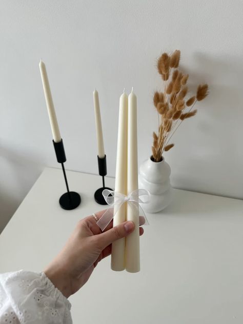 Jumbo LED Dining Candles