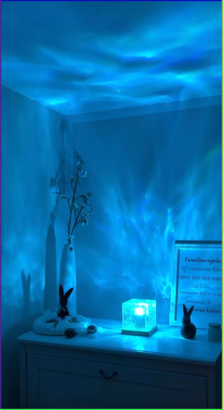 Cube Water Ripple Projector Lamp