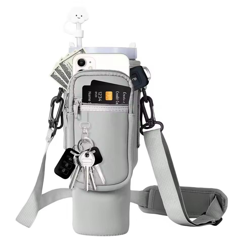 Tumbler Carrier Bag with Shoulder Strap