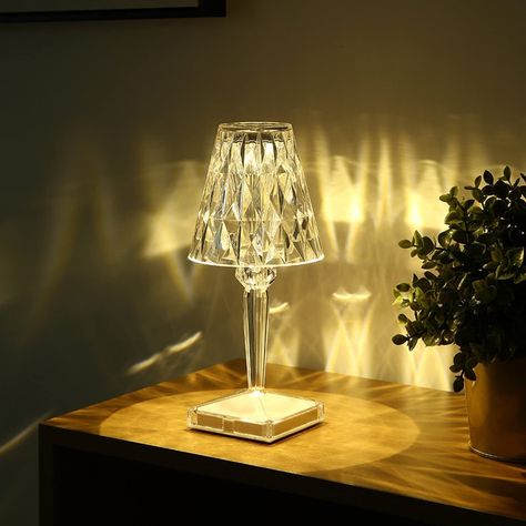 Crystal Diamond Table Lamp