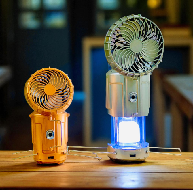 Multifunction Solar Camping Fan & Light