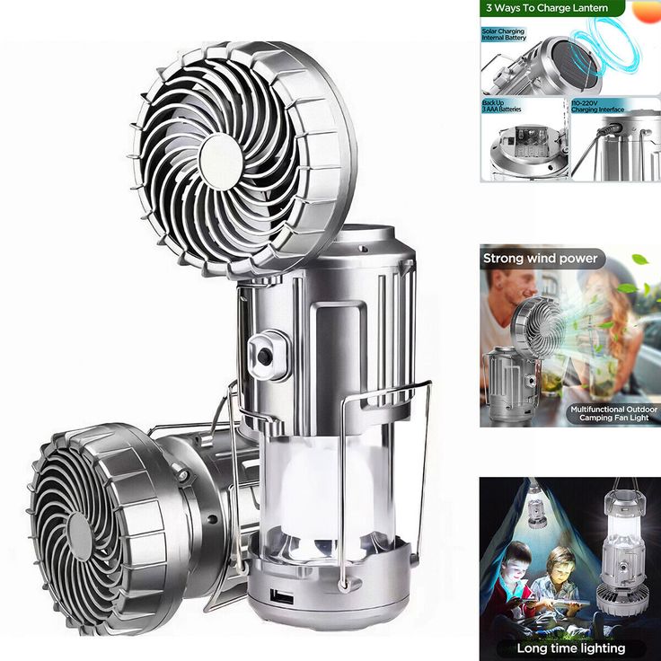 Multifunction Solar Camping Fan & Light