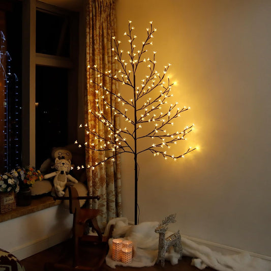 LED Tree Lamp with Bendable Branches