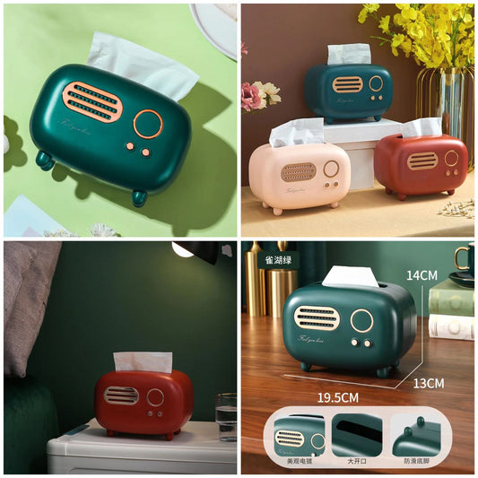 Radio Style Tissue Box