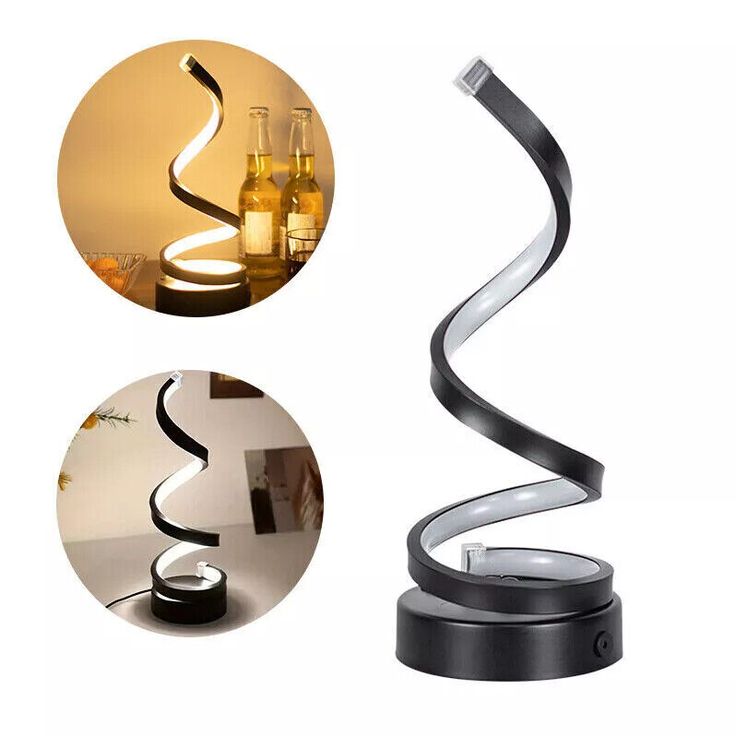 Spiral LED 3 Colours Adjustable Light