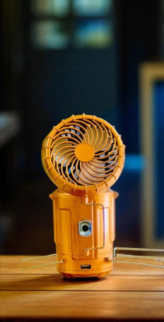 Multifunction Solar Camping Fan & Light