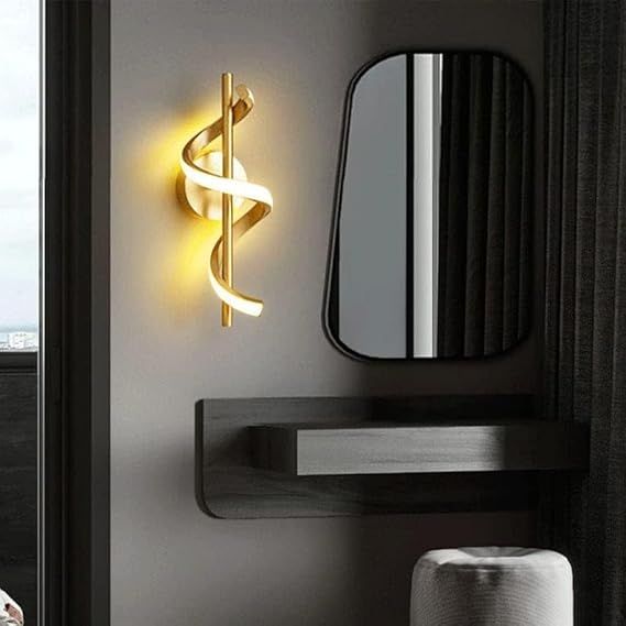 Modern Spiral Wall Sconce