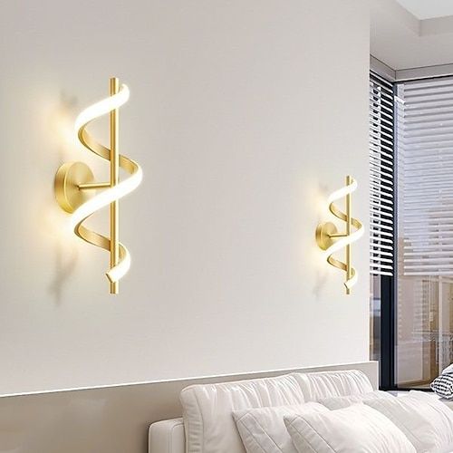 Modern Spiral Wall Sconce
