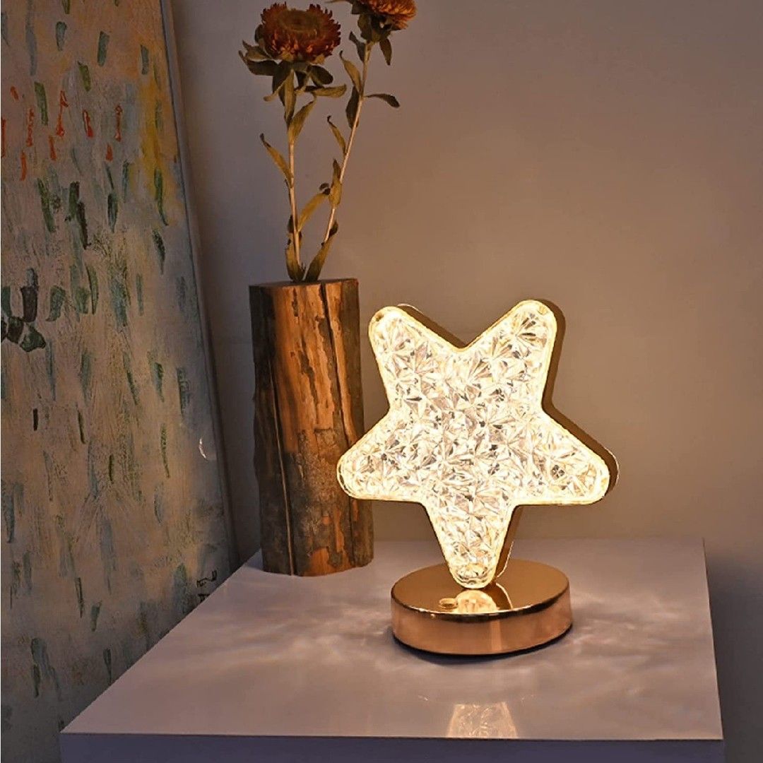 Crystal Star LED Lamp