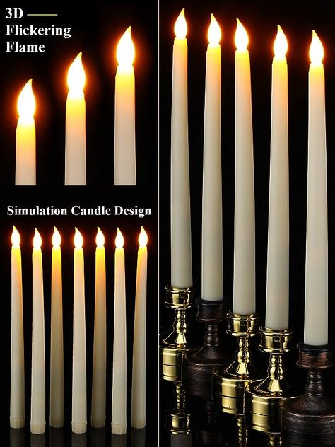 Jumbo LED Dining Candles