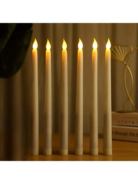 Jumbo LED Dining Candles