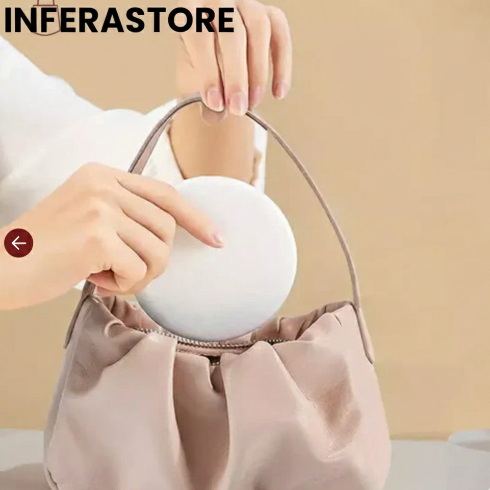 Portable Dual-View Makeup Mirror