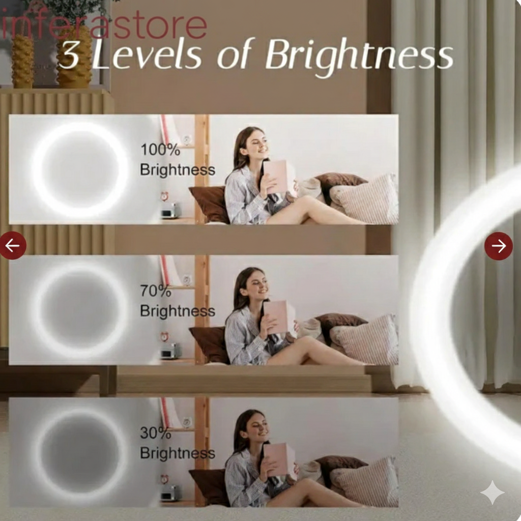 Portable Dual-View Makeup Mirror