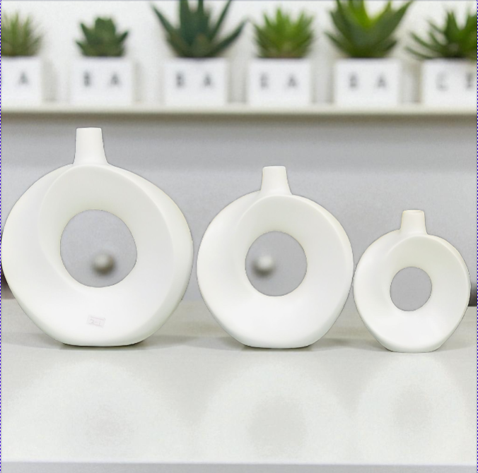 The "O-Ring" Vase Trio - SET of 3